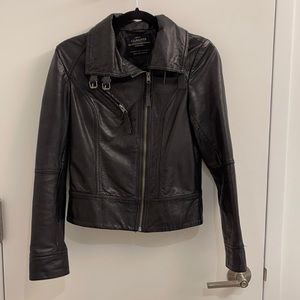 Allsaints black leather jacket